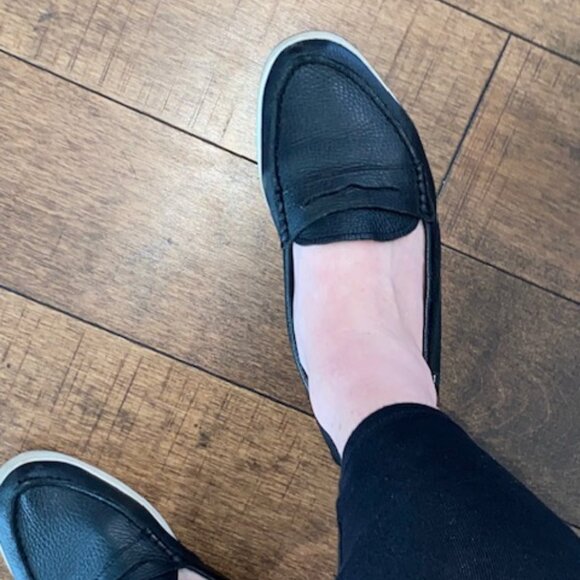 Cole Haan Soft Pebble Leather Slip On Loafers - Picture 8 of 11